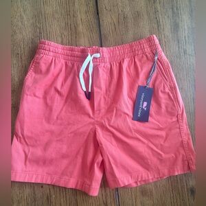 Boys Vineyard Vines Coral/Peach Pull-On Shorts